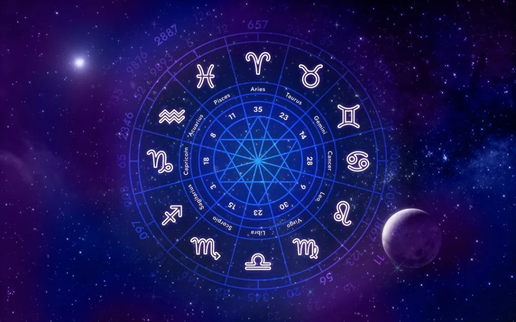 numerology-collage-concept